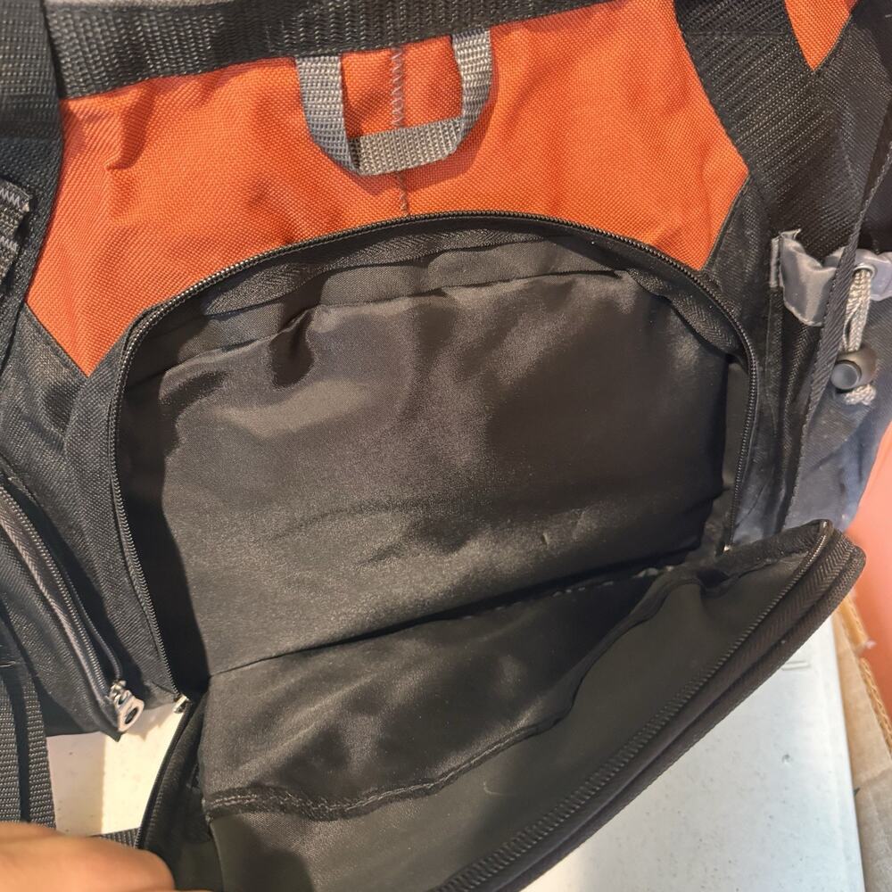 Train Collectors Association TCA Duffle Bag Gemline Orange Black - Picture 10 of 12